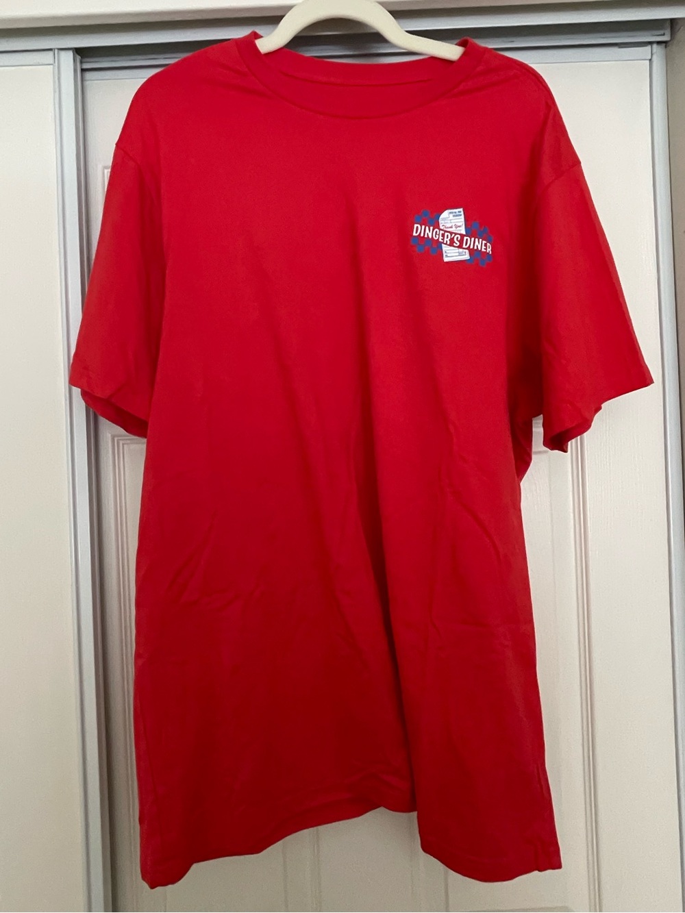 Baseball Lifestyle Dinger’s Diner Red Short-Sleeve Men's T-Shirt